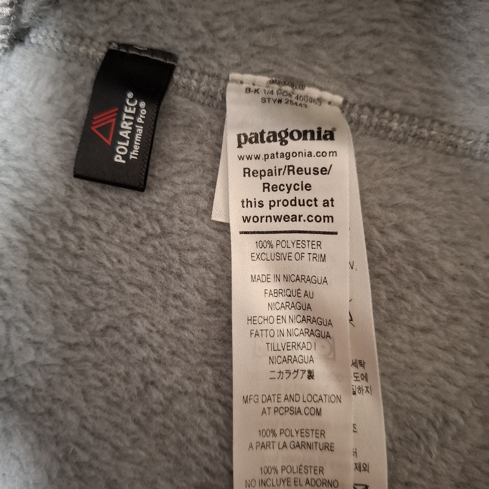 Patagonia Women's Re-Tool Snap-T® Fleece Pullover Gray Size XS - Picture 6 of 7